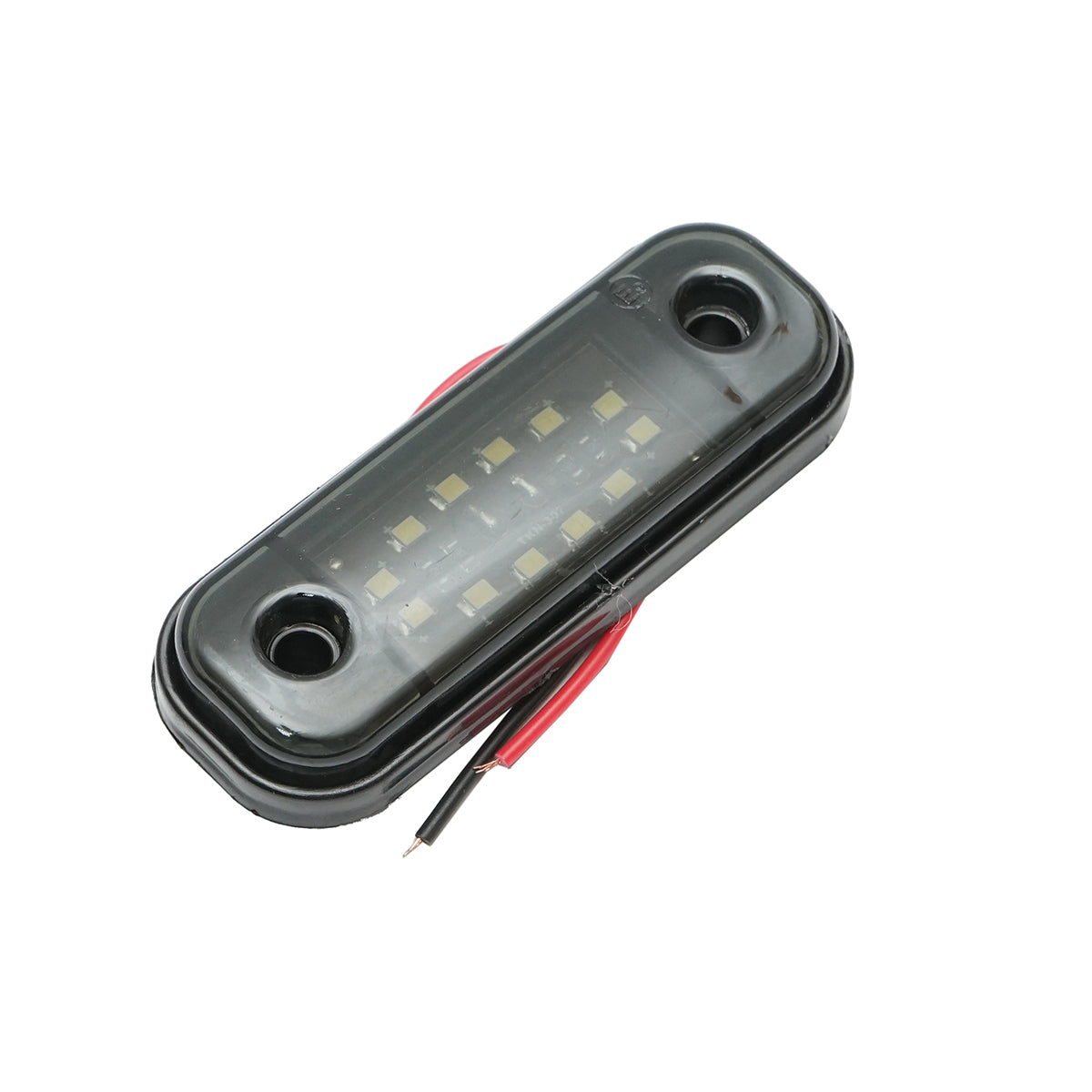 Lampada laterale slim LED, 12V-24V, bianca-fume, 89x32 mm, Breckner Germany - immagine 3