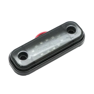 Lampada laterale slim LED, rosso-fumée, 12V-24V, 89x32 mm, Breckner Germany - immagine 3