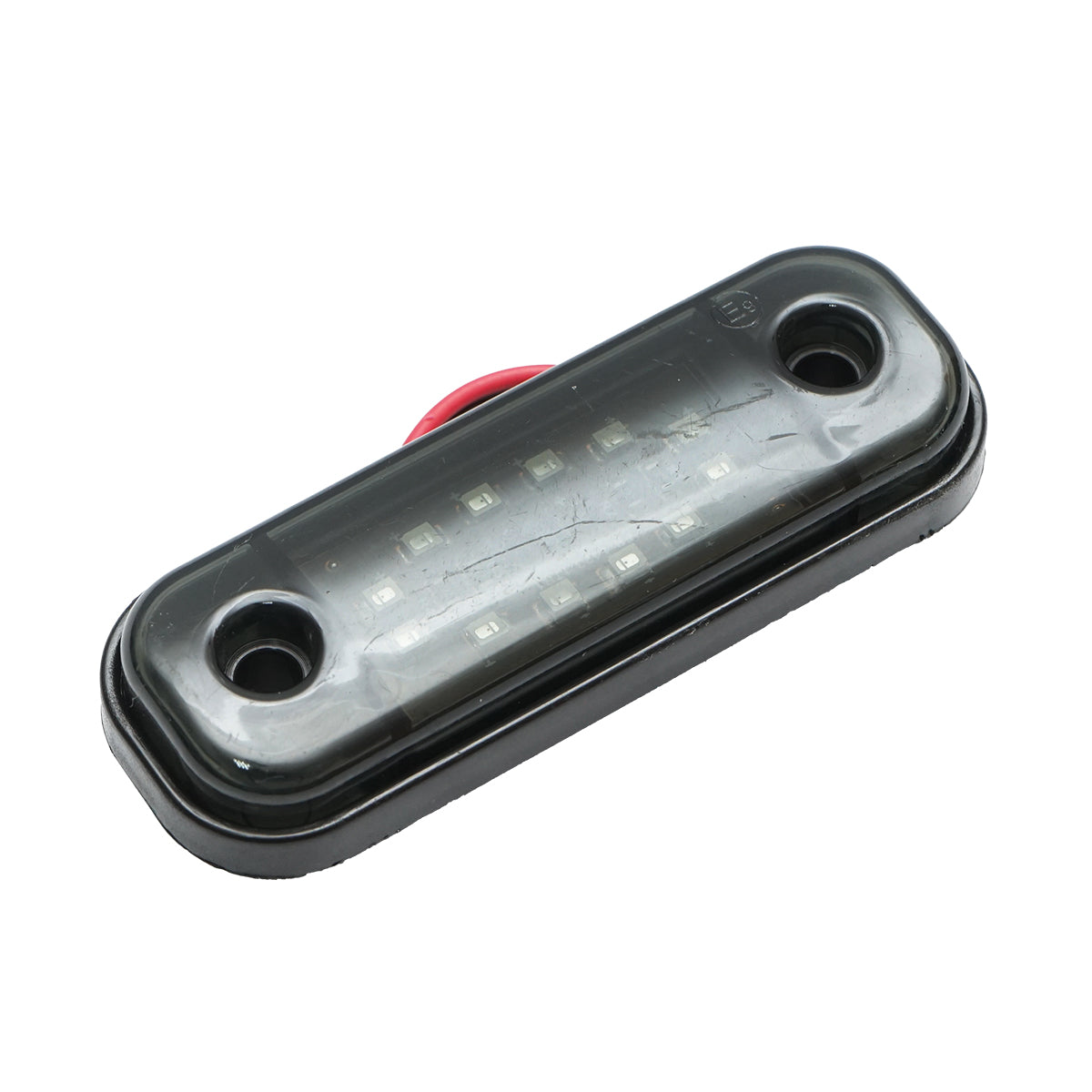 Lampada laterale slim LED, rosso-fumée, 12V-24V, 89x32 mm, Breckner Germany - immagine 3