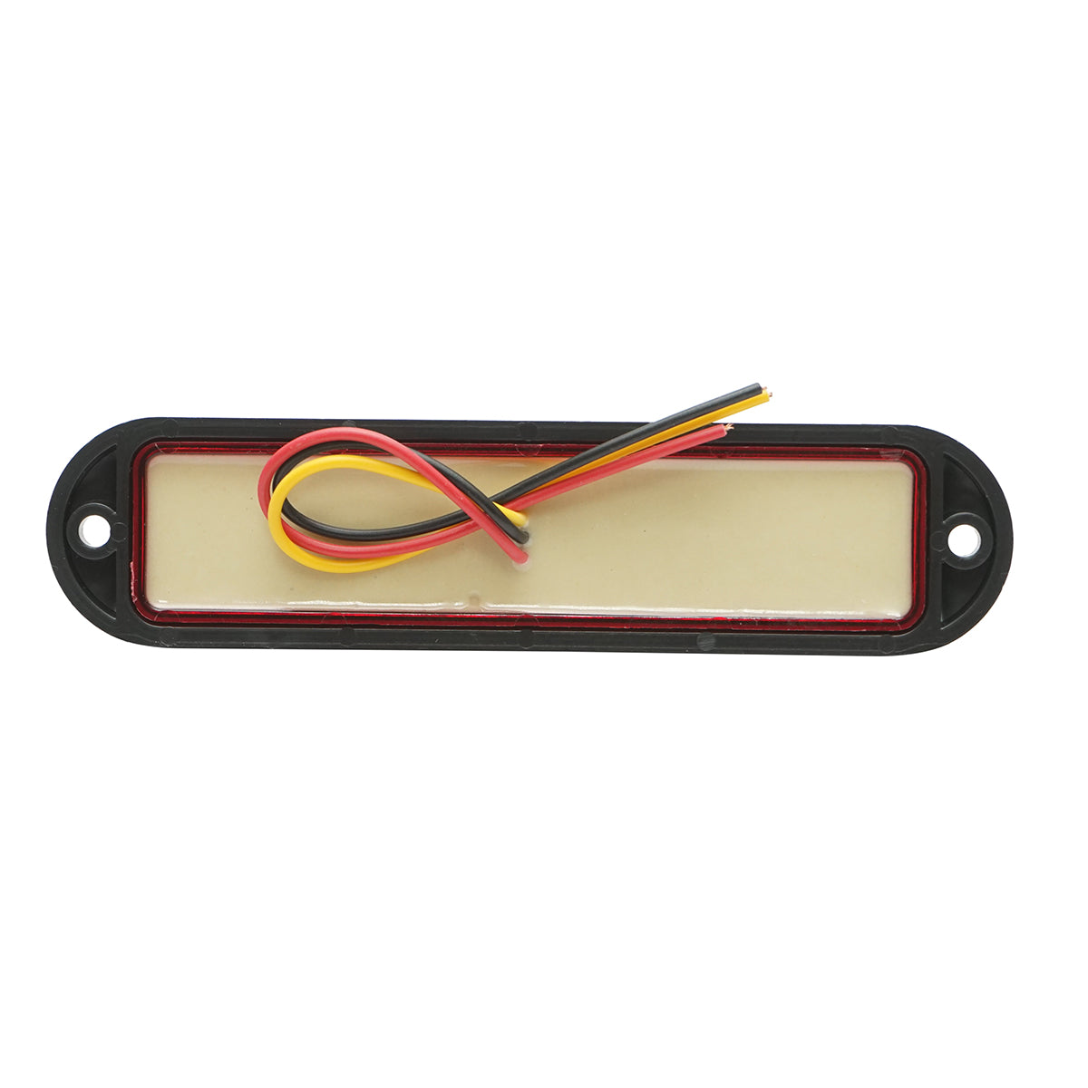 Lampada laterale slim rossa con LED, 12-24V, gialla, Breckner Germany, modello FR1286R. - immagine 3