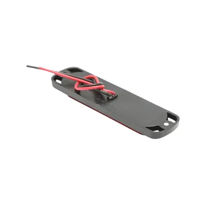 Lampada laterale strobo LED, rossa, 12V-24V, 113 mm, FR1271R, Breckner Germany - immagine 3
