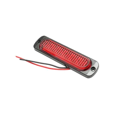 Lampada LED  laterale rossa, 12V-24V, FR0272R, Breckner Germany. - immagine 2