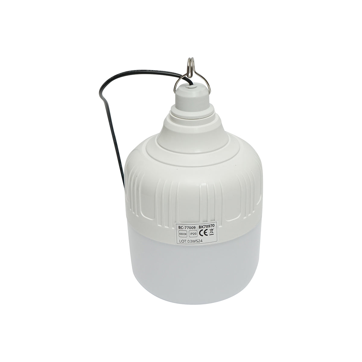 Lampada LED 100W, 6500K con pannello solare policristallino 8W e telecomando IP20 - immagine 4