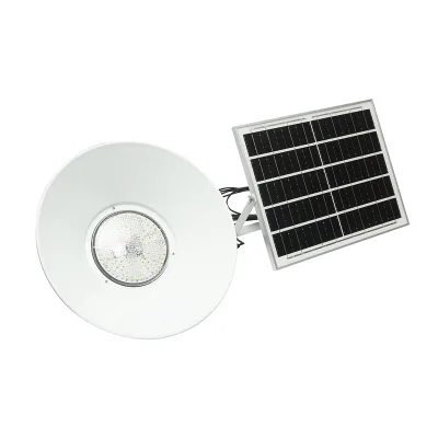 Lampada LED 100W, 6500K con pannello solare policristallino da 16W, batteria LifePO4 3,2V/15Ah e telecomando IP65 - immagine 5
