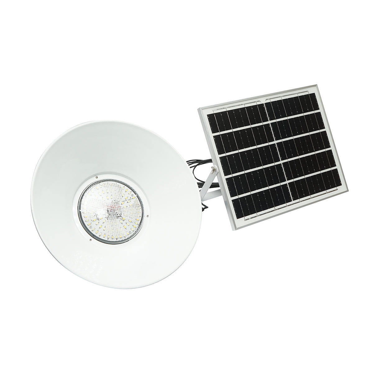 Lampada LED 100W, 6500K con pannello solare policristallino da 16W, batteria LifePO4 3,2V/15Ah e telecomando IP65 - immagine 5