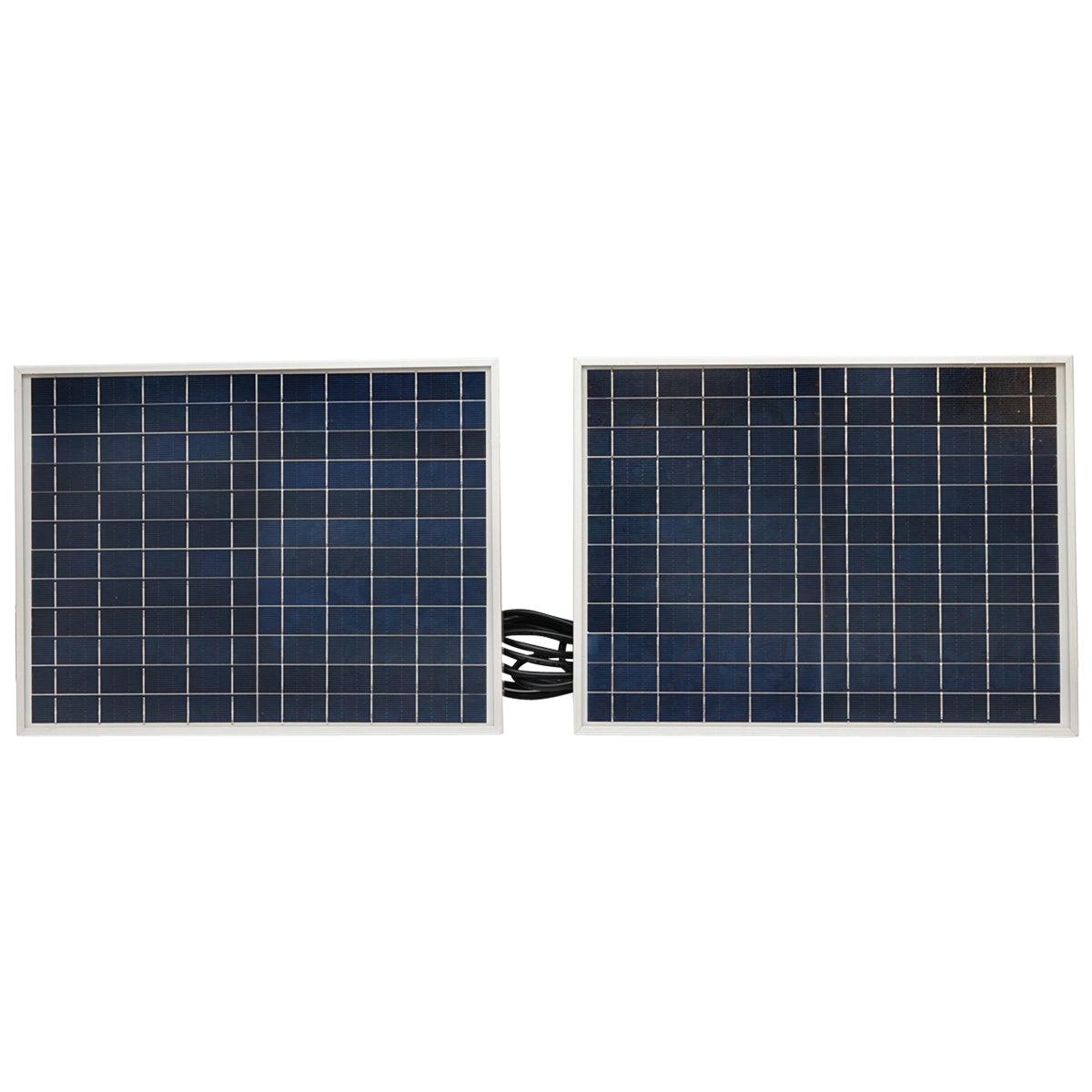 Lampada LED 126x0,5W con pannello solare 25W e batteria 7V/10Ah - immagine 5