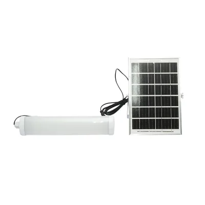 Lampada LED 150W, 6500K con pannello solare policristallino, telecomando e batteria 3600mAh IP20 - immagine 5