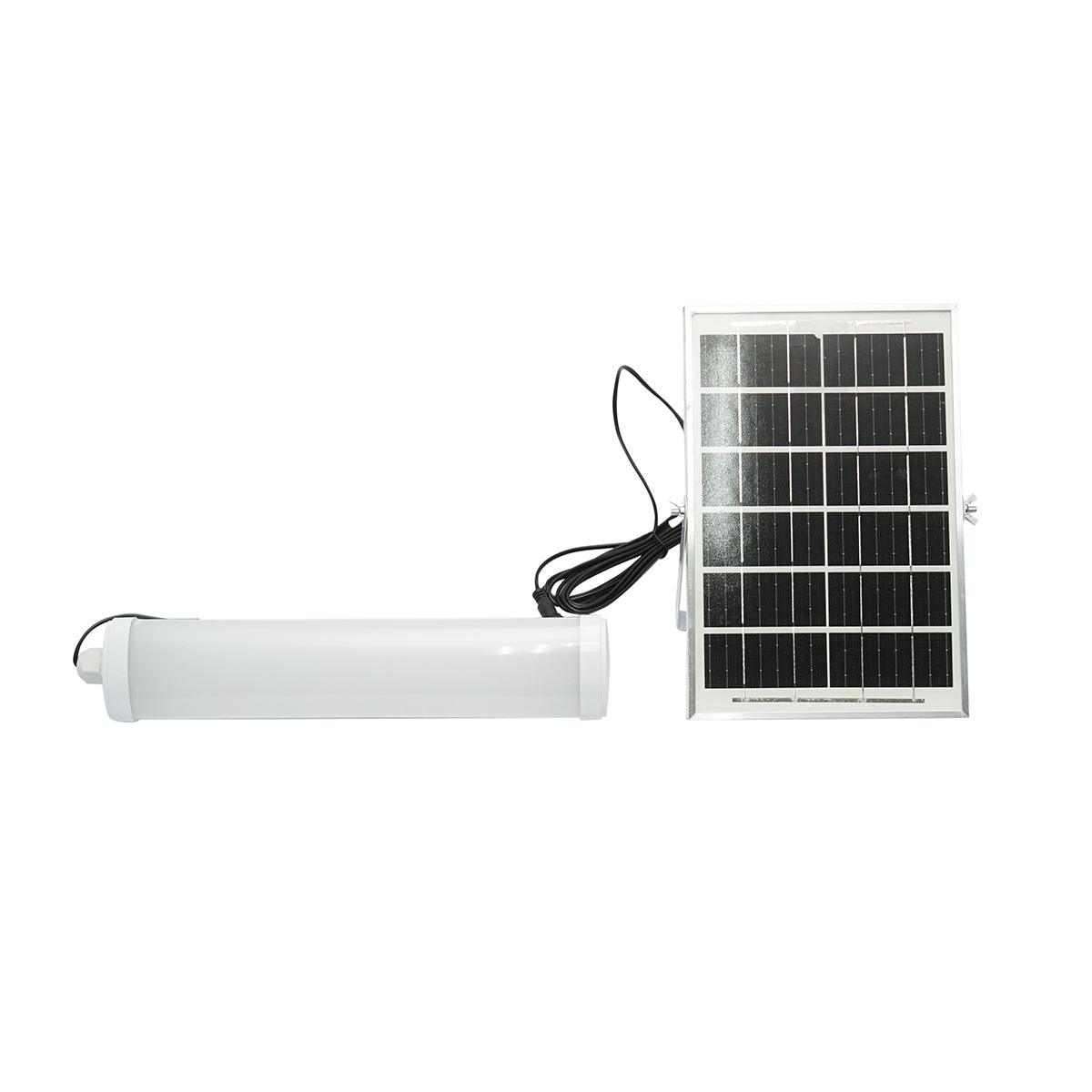 Lampada LED 150W, 6500K con pannello solare policristallino, telecomando e batteria 3600mAh IP20 - immagine 5