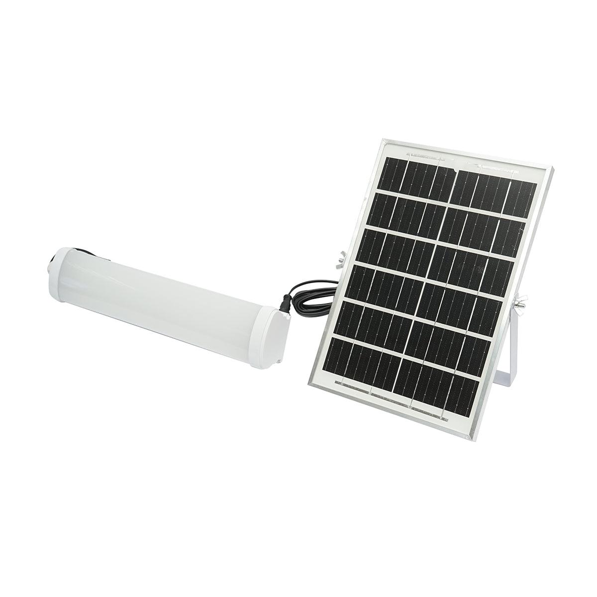 Lampada LED 150W, 6500K con pannello solare policristallino, telecomando e batteria 3600mAh IP20 - immagine 4