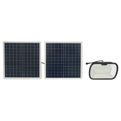 Lampada LED 240x0,5W con pannello solare 35W e batteria 7,4V/15Ah - immagine 3