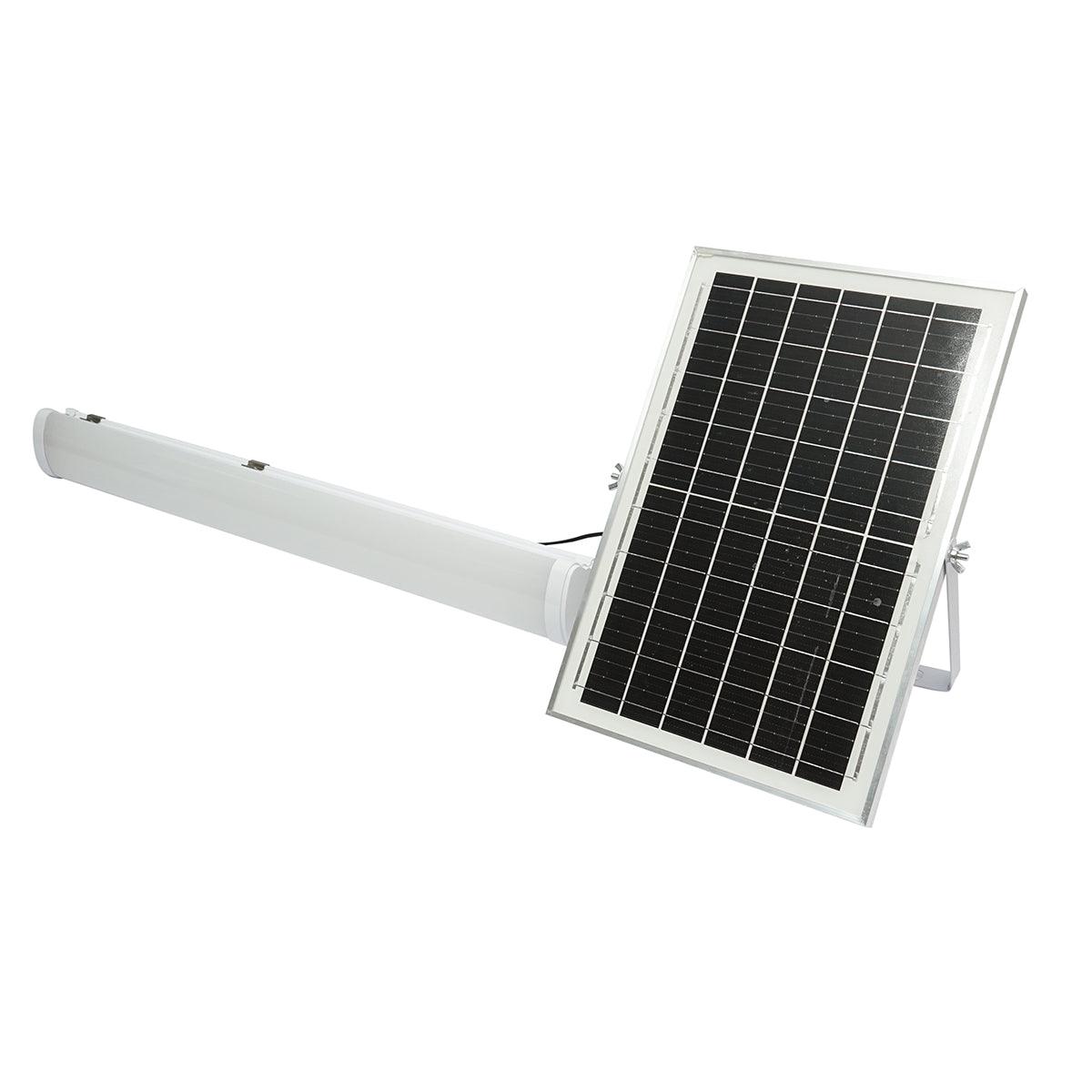 Lampada LED 300W, 6500K con pannello solare policristallino, telecomando e batteria 7200mAh IP20 - immagine 4