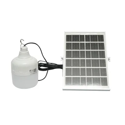 Lampada LED 50W, 6500K con pannello solare policristallino 3W e telecomando IP20 - immagine 3