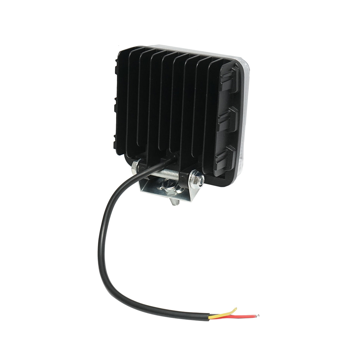 Lampada LED 9-36V, 40W, colore bianco-giallo, alloggiamento in alluminio 110x107x50mm - immagine 3