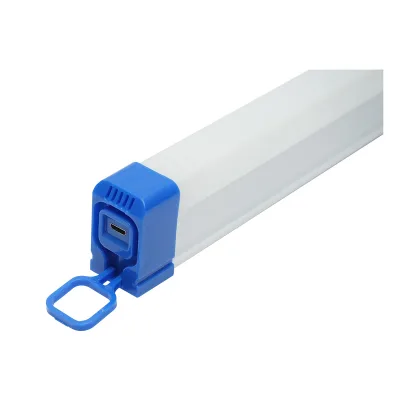 Lampada LED 90W, 6500K con impugnatura magnetica e batteria ricaricabile 2400mAh 520x23x38mm IP20 - immagine 6