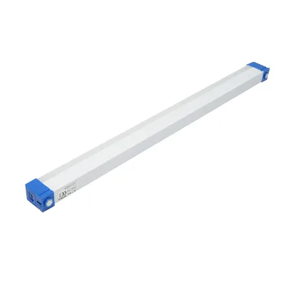Lampada LED 90W, 6500K con impugnatura magnetica e batteria ricaricabile 2400mAh 520x23x38mm IP20 - immagine 4