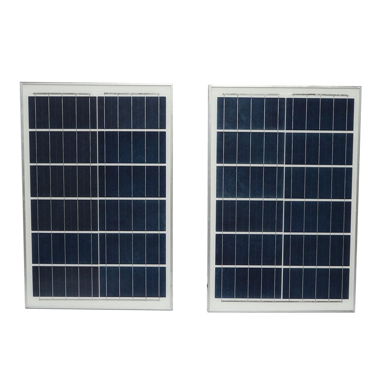 Lampada LED con pannelli solari Proiettore 50W Telecomando 150W, batteria 3,2V/40Ah - immagine 5