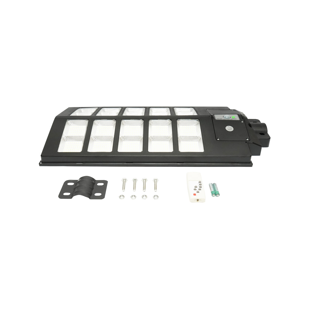 Lampada LED con pannello solare per illuminazione stradale 300W, 6500K, IP65 - immagine 2