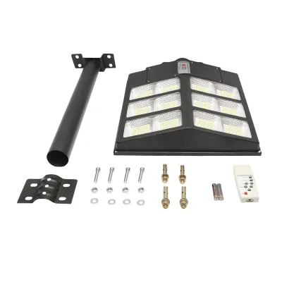 Lampada LED con pannello solare per illuminazione stradale 300W, 6500K, IP65