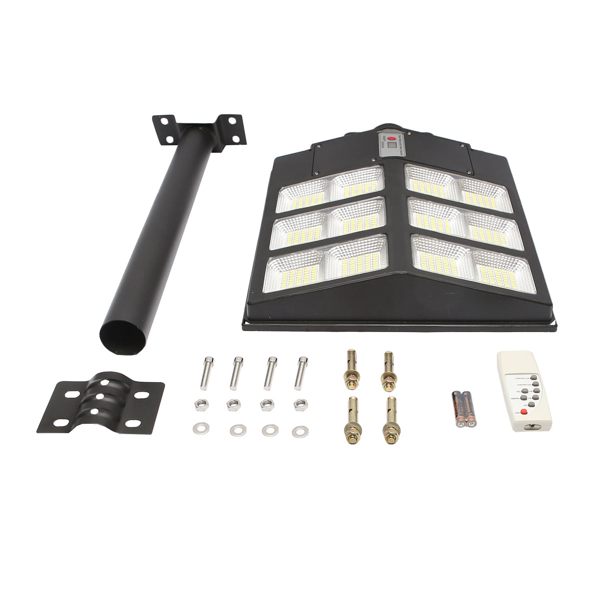 Lampada LED con pannello solare per illuminazione stradale 300W, 6500K, IP65
