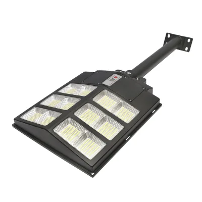 Lampada LED con pannello solare per illuminazione stradale 300W, 6500K, IP65 - immagine 6