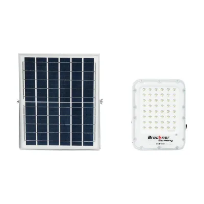 Lampada LED con pannello solare policristallino da 12W, sensore di movimento e telecomando - immagine 2