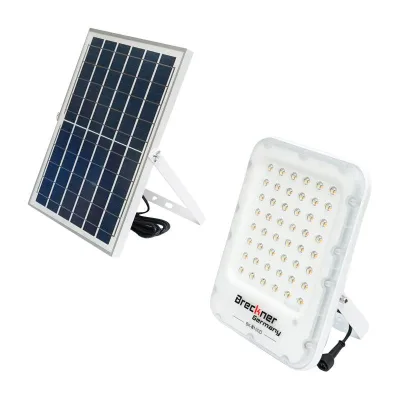 Lampada LED con pannello solare policristallino da 12W, sensore di movimento e telecomando - immagine 4