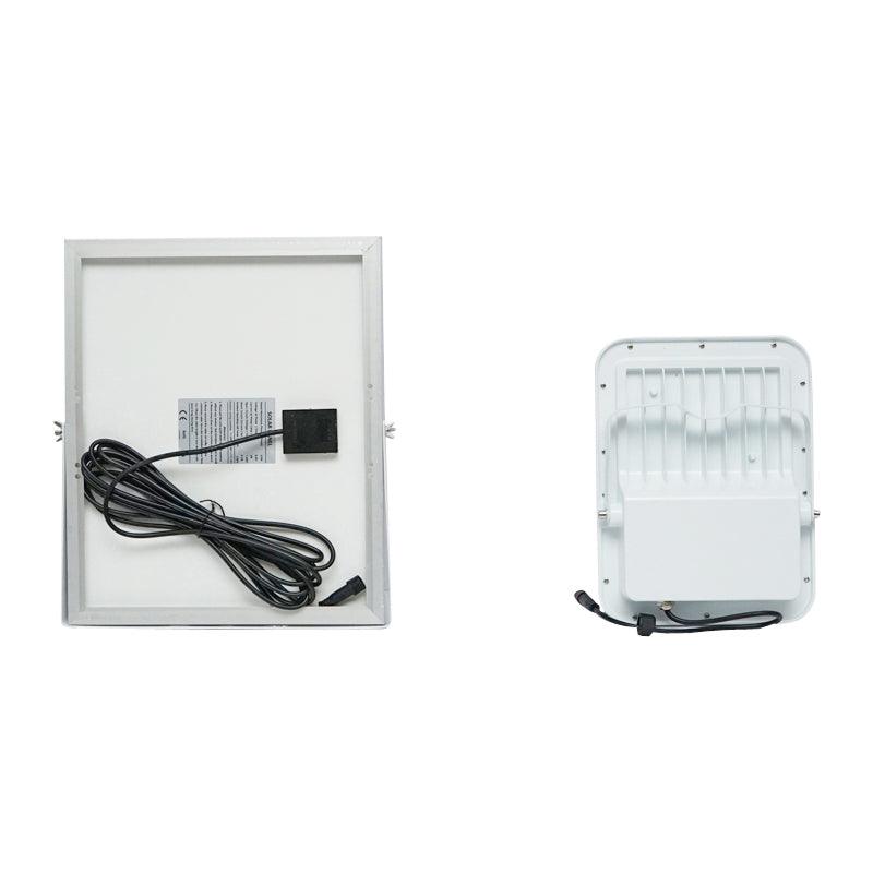 Lampada LED con pannello solare policristallino da 12W, sensore di movimento e telecomando - immagine 3