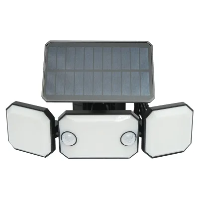 Lampada LED con pannello solare telecomandato e batteria 2000mAh, IP65 - immagine 2