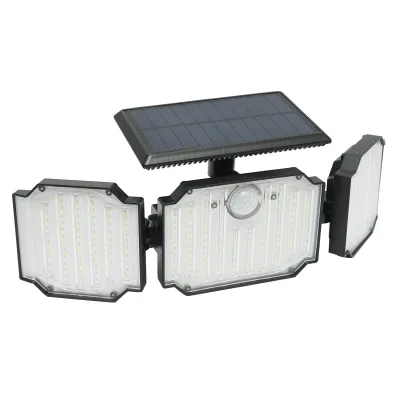 Lampada LED con pannello solare telecomandato e batteria 2000mAh, IP65 - immagine 4