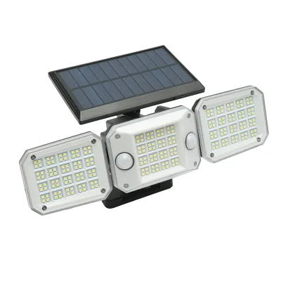Lampada LED con pannello solare telecomandato e batteria 2000mAh, IP65 - immagine 5
