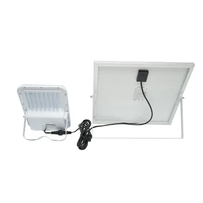 Lampada LED con sensore di movimento pannello solare monocristallino e telecomando 25W - immagine 2