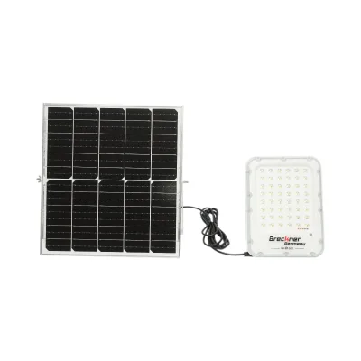 Lampada LED da 1200 lm, 3500K/6500K con pannello solare da 25 W, batteria LifePO4 da 3,2 V/20 Ah, sensore di movimento e telecomando IP66 Breckner Germany - immagine 3