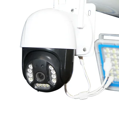 Lampada LED da 200 W con pannello solare da 50 W e telecamera di sorveglianza Wi-Fi Breckner Germany - immagine 6