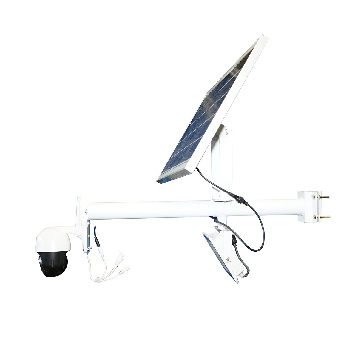 Lampada LED da 200 W con pannello solare da 50 W e telecamera di sorveglianza Wi-Fi Breckner Germany - immagine 4