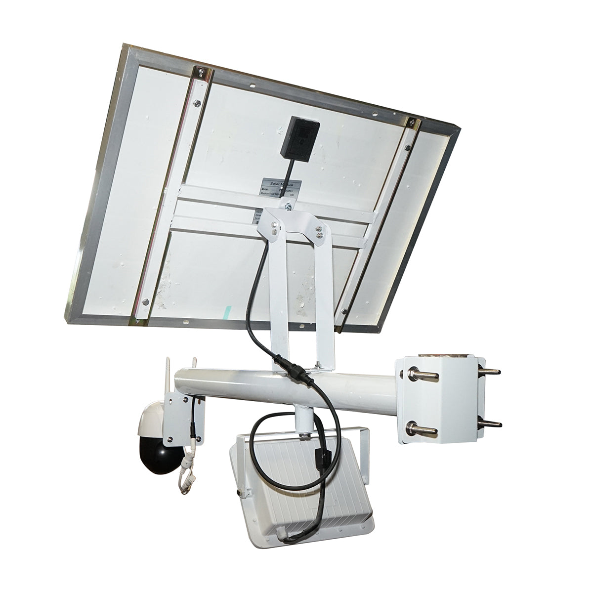 Lampada LED da 200 W con pannello solare da 50 W e telecamera di sorveglianza Wi-Fi Breckner Germany - immagine 5