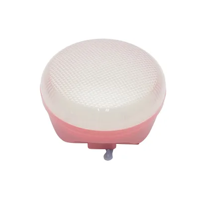 Lampada LED da 200W con pannello solare e batteria da 2400mA, colore rosa - immagine 5