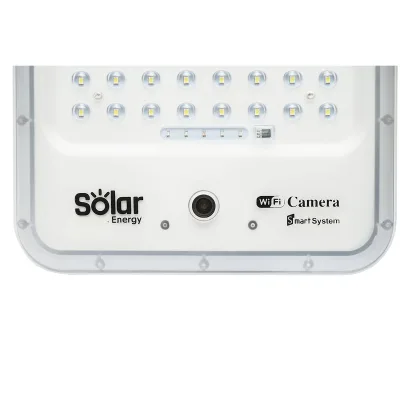 Lampada LED da 20W con telecamera wifi 2MP e pannello solare da 35W, batteria da 3,2V/30Ah - immagine 3