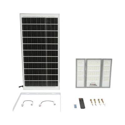 Lampada LED da 2400 lm, 6500 K con pannello solare da 40 W, batteria LifePO4 da 3,2 V/30 Ah, sensore di movimento e telecomando IP66. Breckner Germany - immagine 2