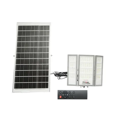 Lampada LED da 2400 lm, 6500 K con pannello solare da 40 W, batteria LifePO4 da 3,2 V/30 Ah, sensore di movimento e telecomando IP66. Breckner Germany