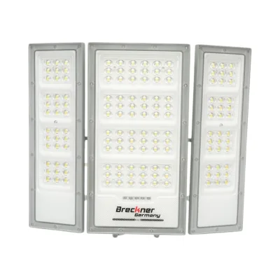 Lampada LED da 2400 lm, 6500 K con pannello solare da 40 W, batteria LifePO4 da 3,2 V/30 Ah, sensore di movimento e telecomando IP66. Breckner Germany - immagine 4