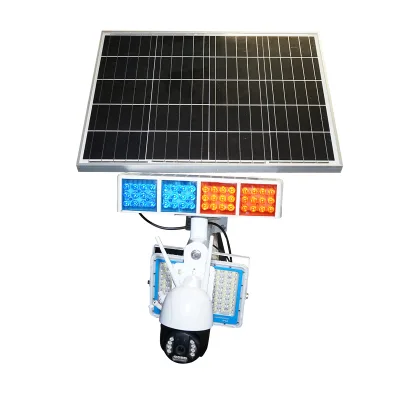 Lampada LED da 300 W con pannello solare da 60 W, batteria da 14000 mAh e telecamera di sorveglianza WIFI con allarme. Breckner Germany - immagine 3