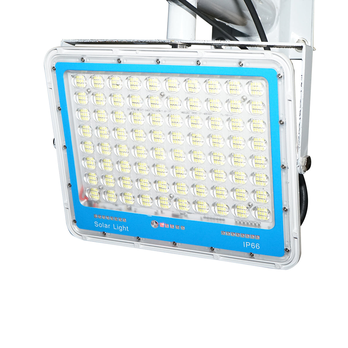 Lampada LED da 300 W con pannello solare da 60 W, batteria da 14000 mAh e telecamera di sorveglianza WIFI con allarme. Breckner Germany - immagine 6