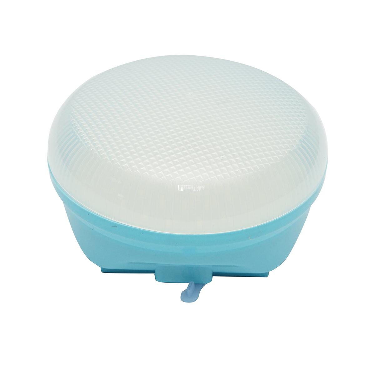 Lampada LED da 300W con pannello solare e batteria da 2400mA, colore blu - immagine 2
