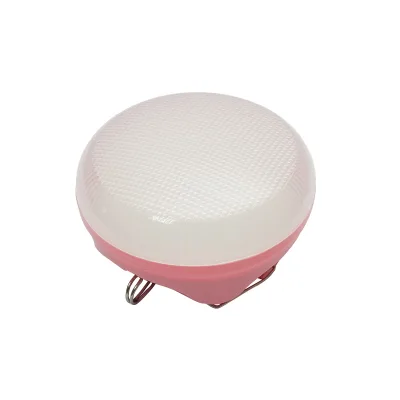 Lampada LED da 300W con pannello solare e batteria da 3600mA, colore rosa - immagine 3
