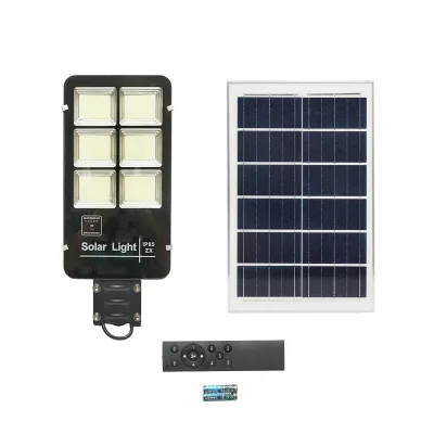 Lampada LED da 300W con pannello solare mono da 28W, sensore di movimento e telecomando - immagine 2