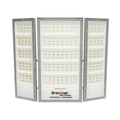 Lampada LED da 4500 lm, 6500 K con pannello solare da 70 W, batteria LifePO4 da 3,2 V/60 Ah, sensore di movimento e telecomando IP66 Breckner Germany - immagine 5