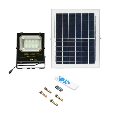 Lampada LED da 50W con pannello solare e livello di protezione IP66