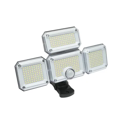 Lampada LED da 8W con pannello solare telecomandato e batteria da 2400mAh, IP65 - immagine 5