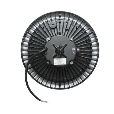 Lampada LED industriale High-Bay 150W, 220V, 6000K, 22500lm per capannoni, magazzini 330x140mm Breckner Germany - immagine 4