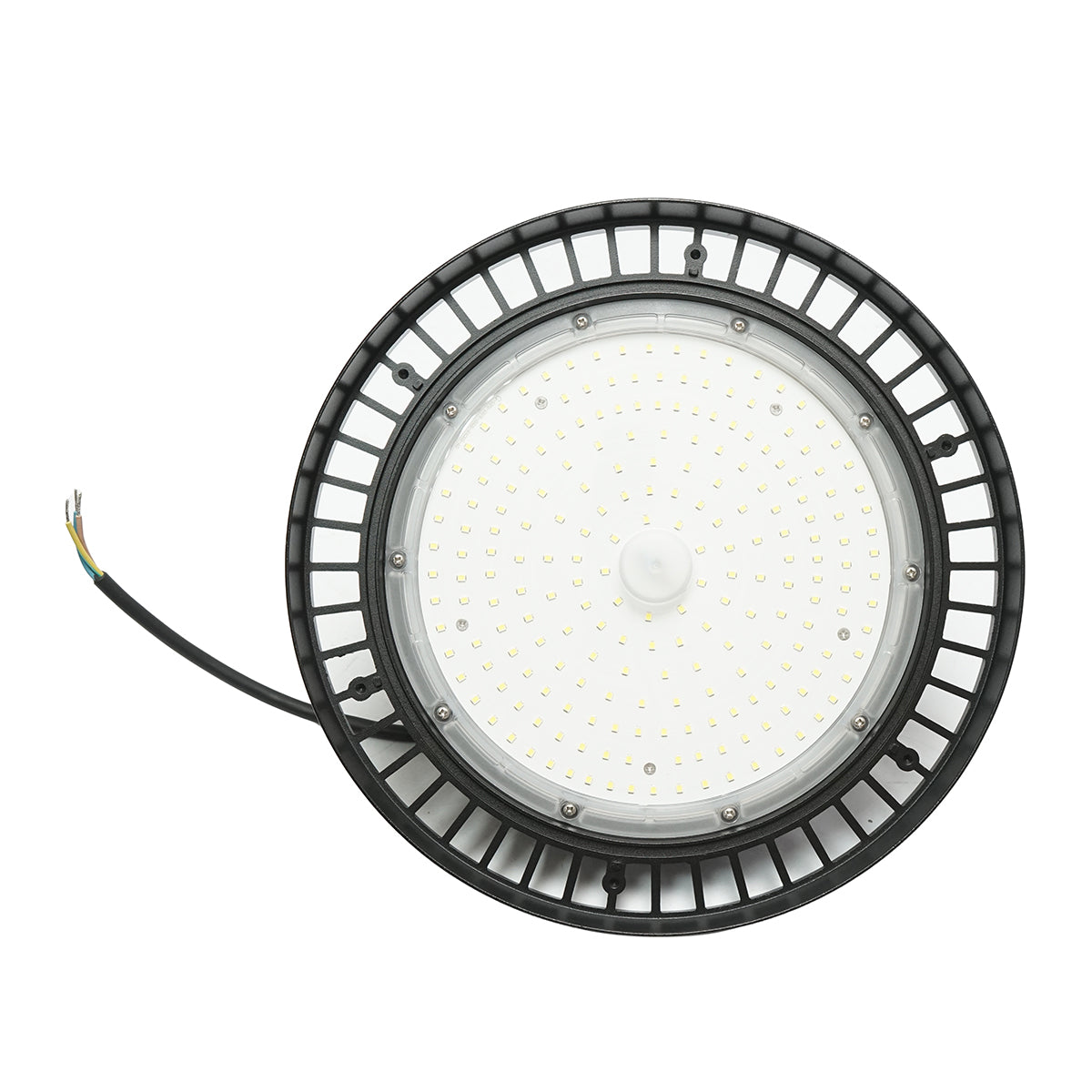 Lampada LED industriale High-Bay 150W, 220V, 6000K, 22500lm per capannoni, magazzini 330x140mm Breckner Germany - immagine 2
